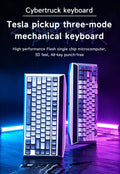 MX-Tesla Wireless Hot Swappable Mechanical Gaming Keyboard RGB Aluminum Frame