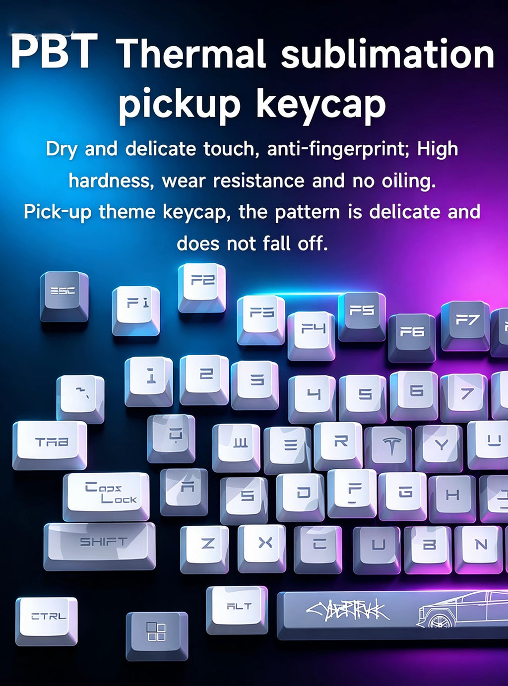 MX-Tesla Wireless Hot Swappable Mechanical Gaming Keyboard RGB Aluminum Frame