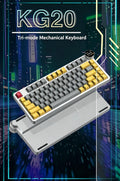 MX-KG20Custom mechanical keyboard, aluminum alloy case, display screen, 81 keys.