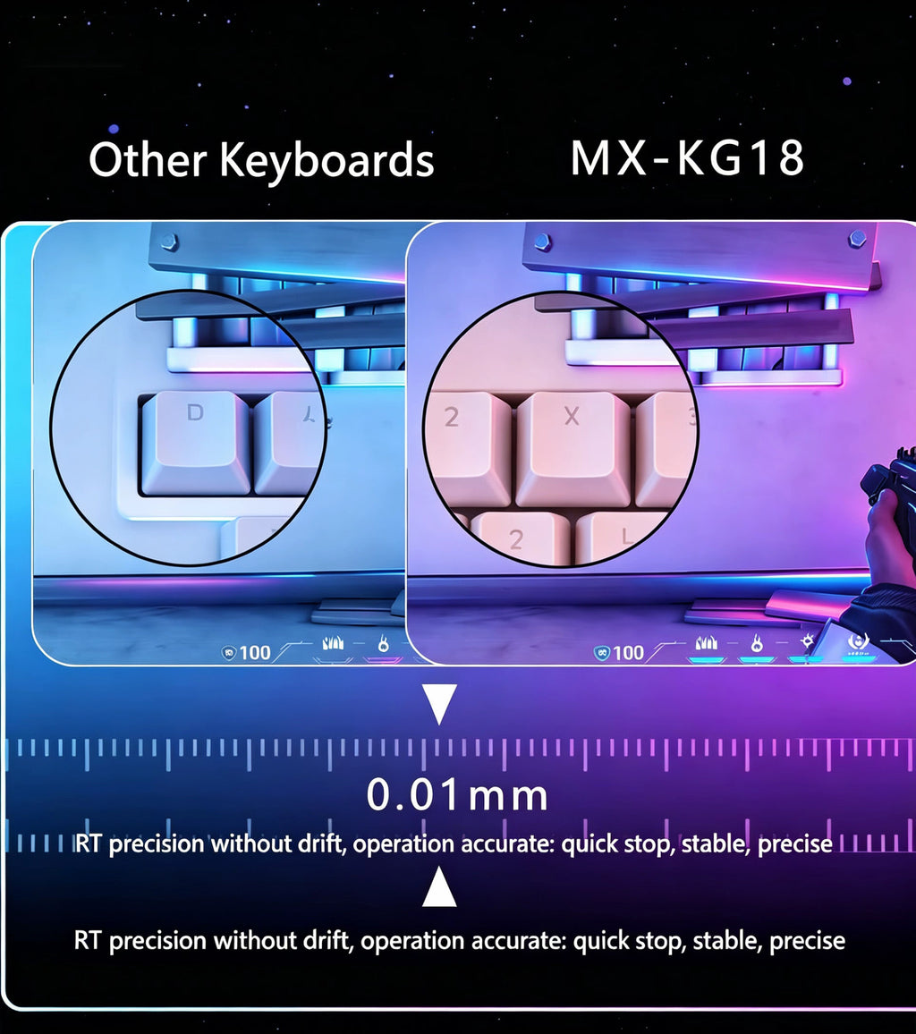 Mx68 Carbon Fiber Texture RGB Magnetic Switch Keyboard – 68-Key, Hot-Swappable, Portable Compact Keyboard for Gaming, Esports, and Office Use