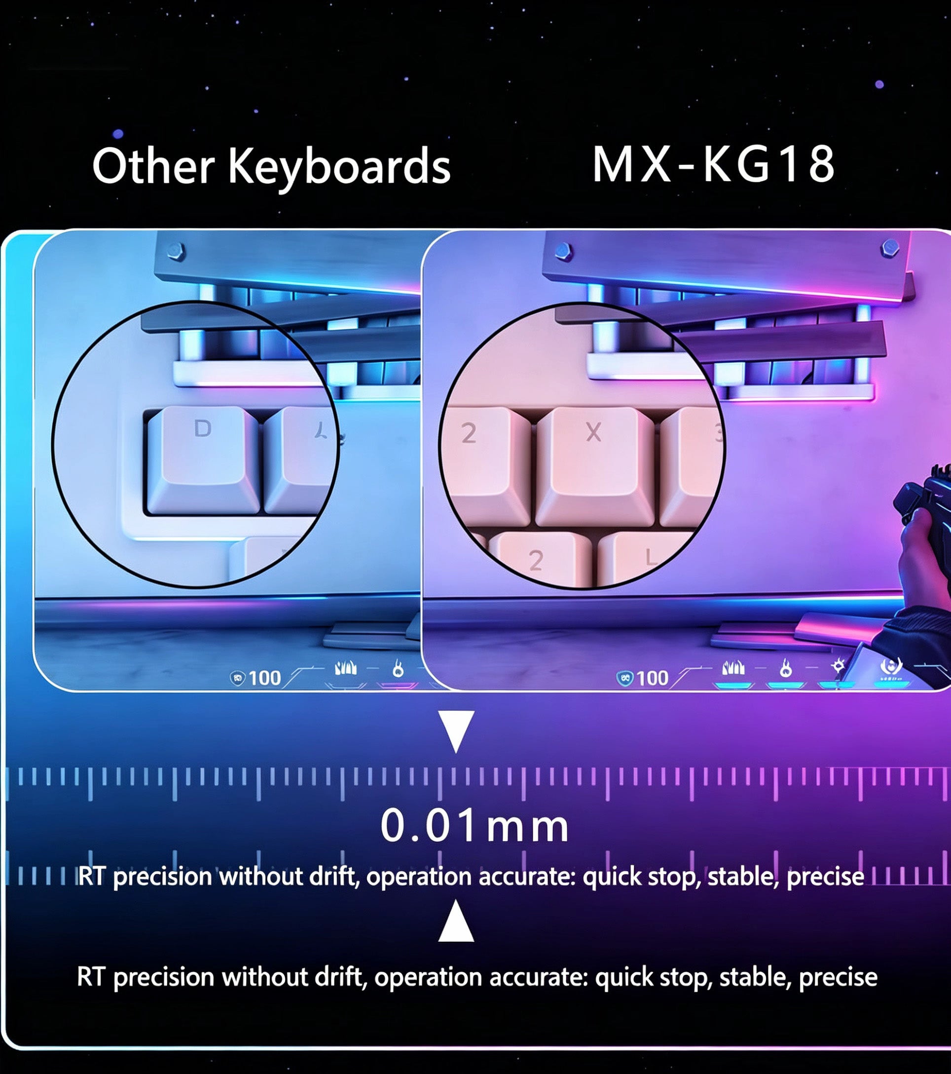 Mx68 Carbon Fiber Texture RGB Magnetic Switch Keyboard – 68-Key, Hot-Swappable, Portable Compact Keyboard for Gaming, Esports, and Office Use