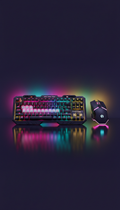 Alpha Keyboard with Metal Frame